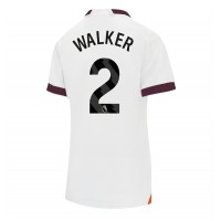 Manchester City Kyle Walker #2 Vonkajší Ženy futbalový dres 2023-24 Krátky Rukáv